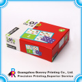 Good quality game card cardboard box with lid and bottom